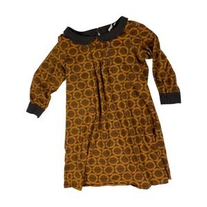 Uniqlo x Orla Kiely girls youth Medium brown cc10
